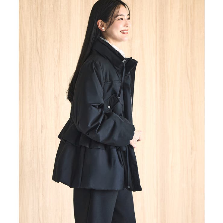 【洗える】ダブルペプラム・ダウンコート | RUIRUE BOUTIQUE | 詳細画像5 