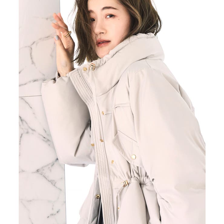 【洗える】ダブルペプラム・ダウンコート | RUIRUE BOUTIQUE | 詳細画像8 