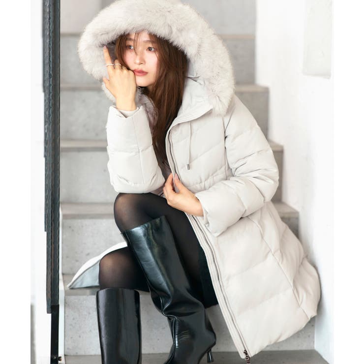 【フレンチダウン】フォックスファーフレンチダウンコート | RUIRUE BOUTIQUE | 詳細画像3 