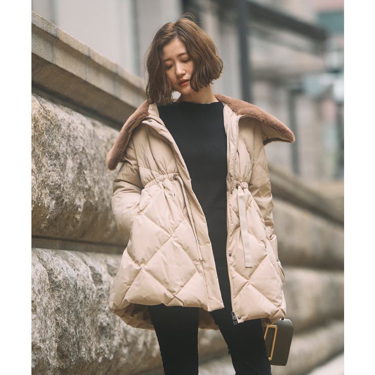 【洗える/撥水/静電気防止】エコファーカラー ダウンコート | RUIRUE BOUTIQUE | 詳細画像14 