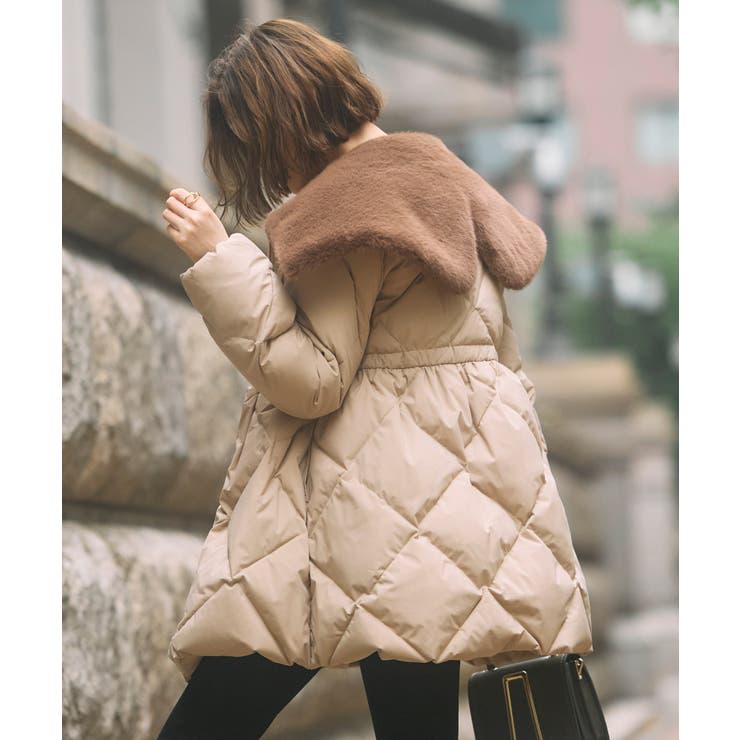 【洗える/撥水/静電気防止】エコファーカラー ダウンコート | RUIRUE BOUTIQUE | 詳細画像15 