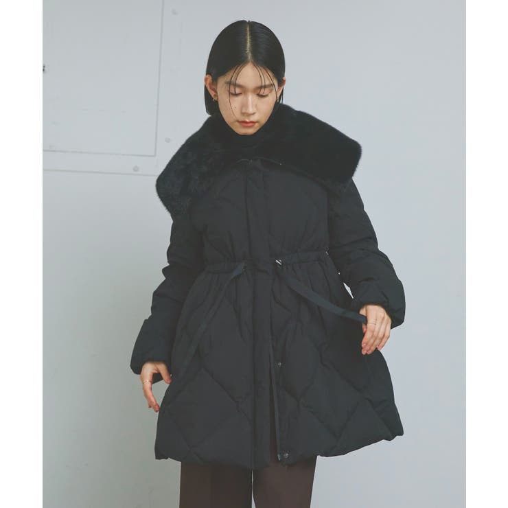 【洗える/撥水/静電気防止】エコファーカラー ダウンコート | RUIRUE BOUTIQUE | 詳細画像16 