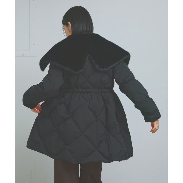 【洗える/撥水/静電気防止】エコファーカラー ダウンコート | RUIRUE BOUTIQUE | 詳細画像17 