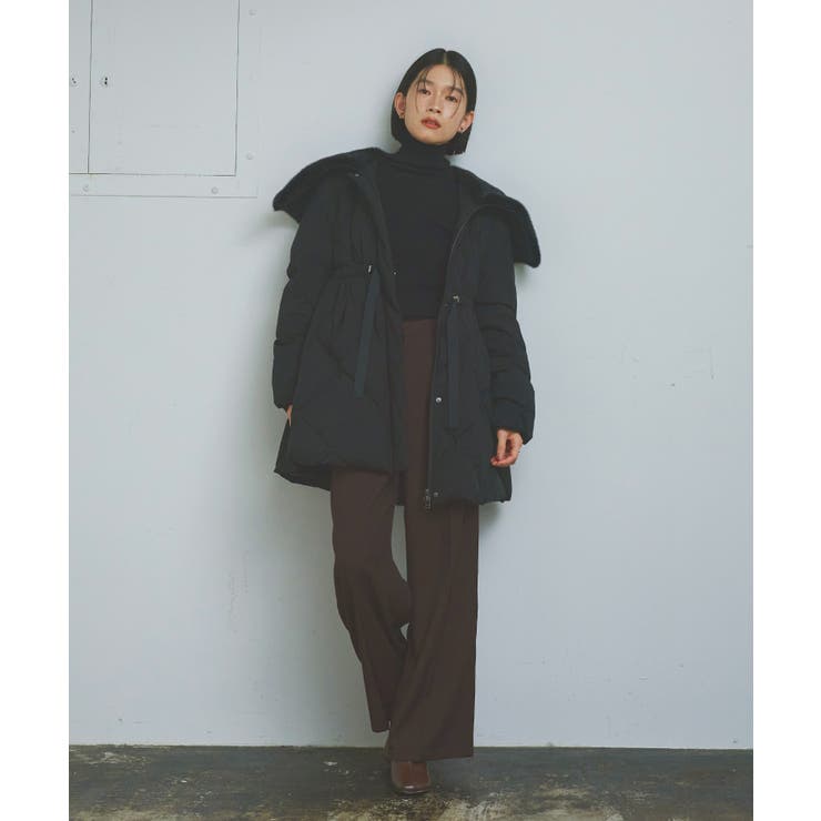 【洗える/撥水/静電気防止】エコファーカラー ダウンコート | RUIRUE BOUTIQUE | 詳細画像18 
