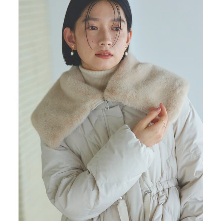 【洗える/撥水/静電気防止】エコファーカラー ダウンコート | RUIRUE BOUTIQUE | 詳細画像2 