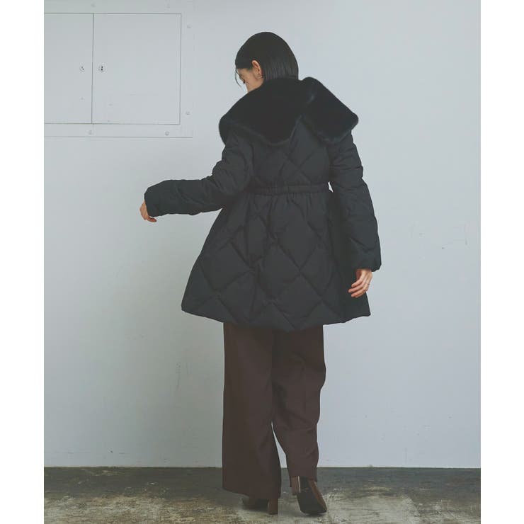 【洗える/撥水/静電気防止】エコファーカラー ダウンコート | RUIRUE BOUTIQUE | 詳細画像20 