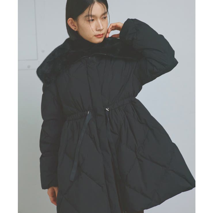 【洗える/撥水/静電気防止】エコファーカラー ダウンコート | RUIRUE BOUTIQUE | 詳細画像21 