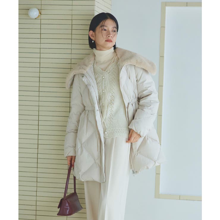 【洗える/撥水/静電気防止】エコファーカラー ダウンコート | RUIRUE BOUTIQUE | 詳細画像5 
