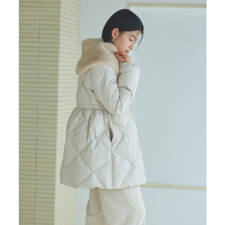 【洗える/撥水/静電気防止】エコファーカラー ダウンコート | RUIRUE BOUTIQUE | 詳細画像6 