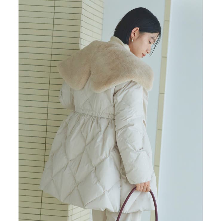 【洗える/撥水/静電気防止】エコファーカラー ダウンコート | RUIRUE BOUTIQUE | 詳細画像8 