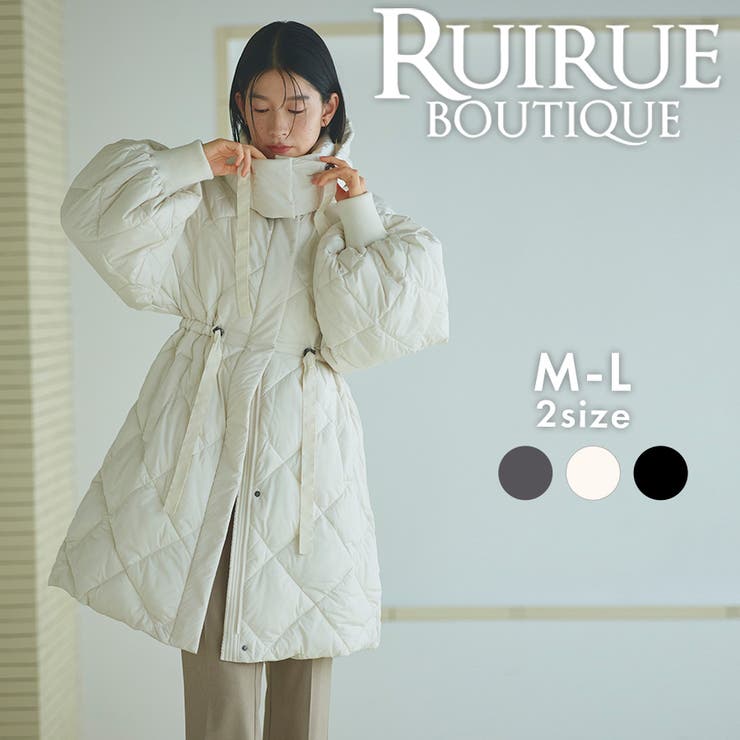 ファイバーライトサーモ・スリムボディキルティングコート | RUIRUE BOUTIQUE | 詳細画像1 