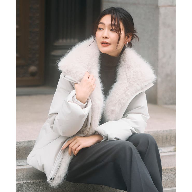【洗える/撥水/静電気防止】ラグジュアリーファーカラーダウンコート | RUIRUE BOUTIQUE | 詳細画像6 