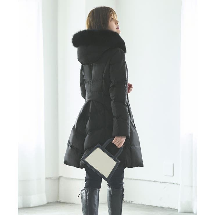 フォックスファーバッスルスタイルダウンコート | RUIRUE BOUTIQUE | 詳細画像13 