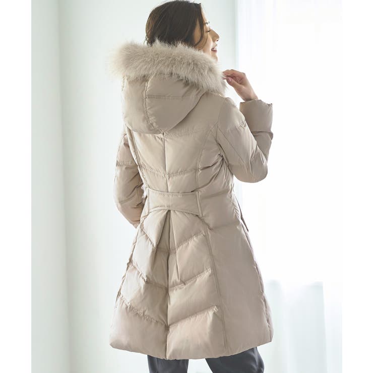 フォックスファーバッスルスタイルダウンコート | RUIRUE BOUTIQUE | 詳細画像15 