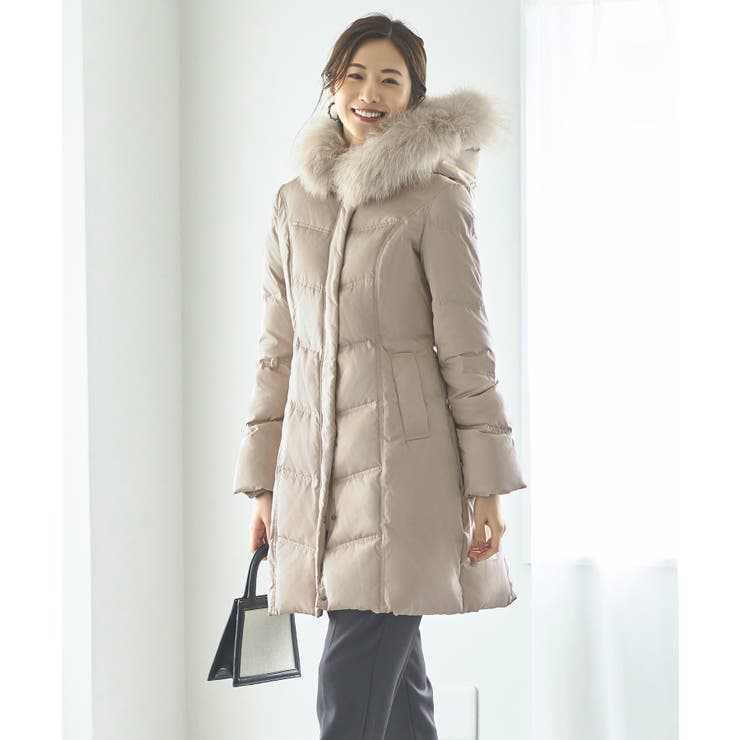 フォックスファーバッスルスタイルダウンコート | RUIRUE BOUTIQUE | 詳細画像17 