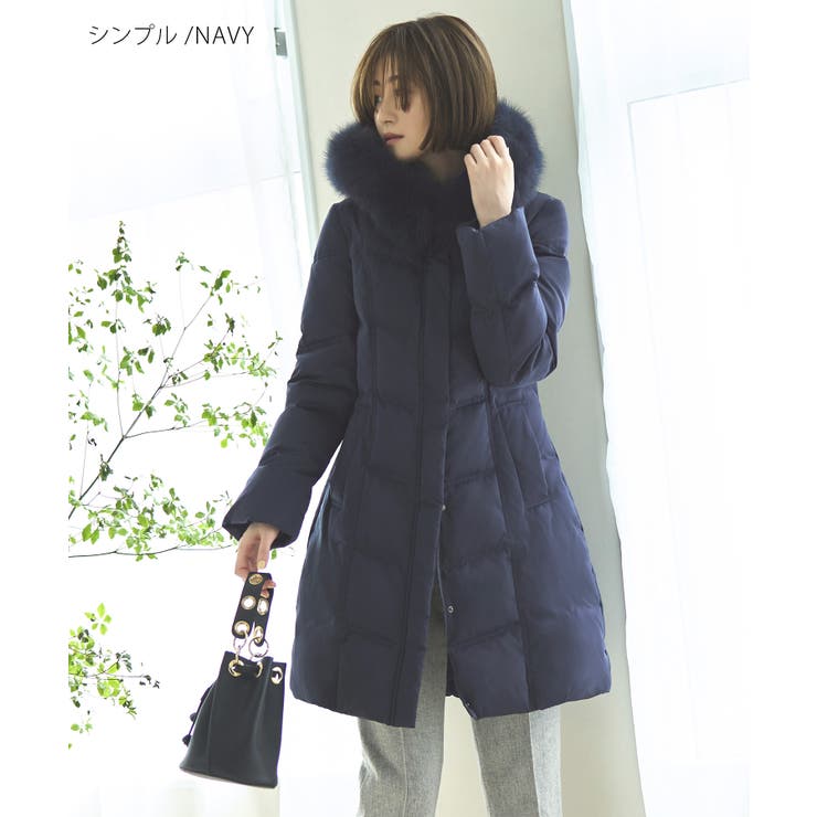フォックスファーバッスルスタイルダウンコート | RUIRUE BOUTIQUE | 詳細画像2 