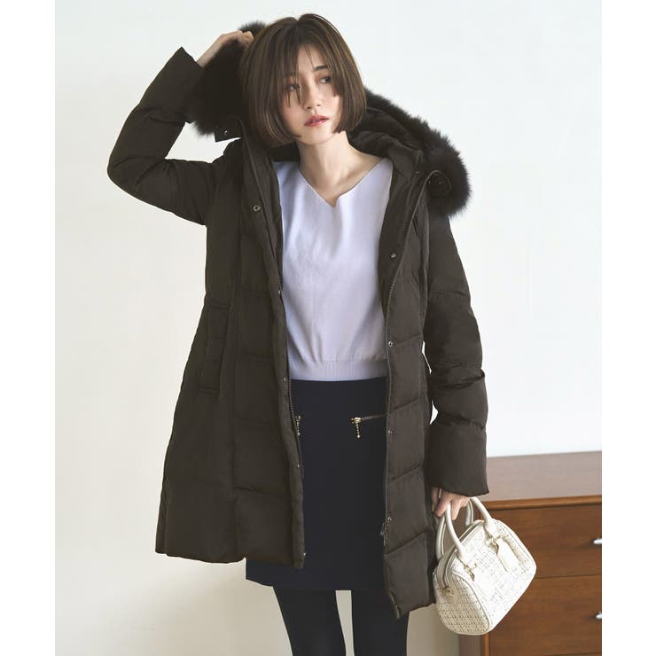 フォックスファーバッスルスタイルダウンコート | RUIRUE BOUTIQUE | 詳細画像20 