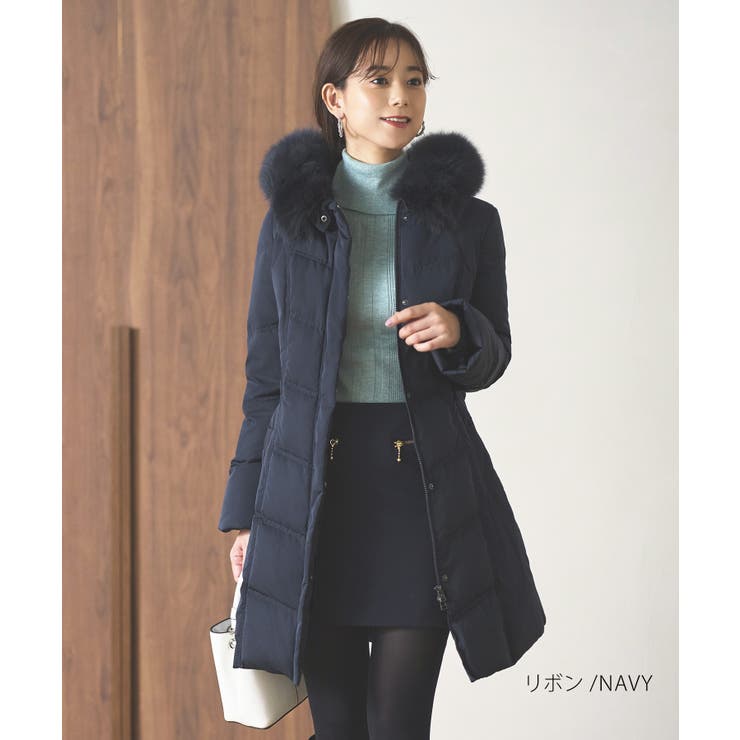 フォックスファーバッスルスタイルダウンコート | RUIRUE BOUTIQUE | 詳細画像22 