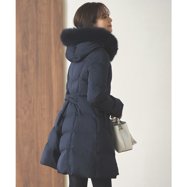 フォックスファーバッスルスタイルダウンコート | RUIRUE BOUTIQUE | 詳細画像26 
