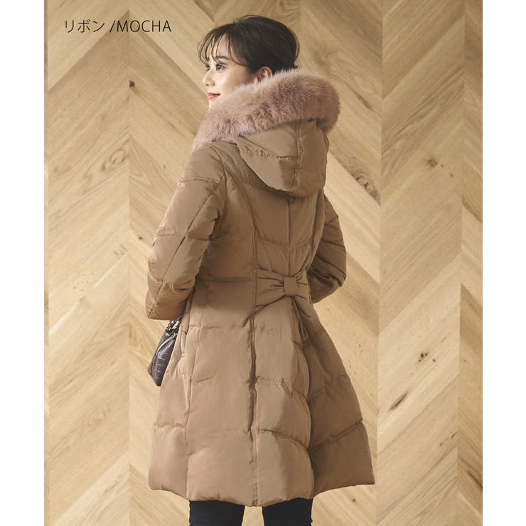 フォックスファーバッスルスタイルダウンコート | RUIRUE BOUTIQUE | 詳細画像27 