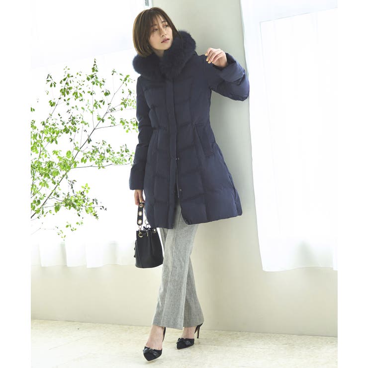 フォックスファーバッスルスタイルダウンコート | RUIRUE BOUTIQUE | 詳細画像3 