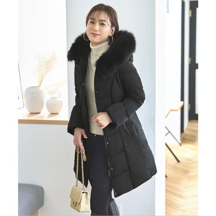 フォックスファーバッスルスタイルダウンコート | RUIRUE BOUTIQUE | 詳細画像33 