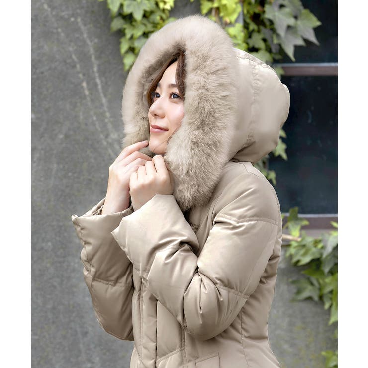 フォックスファーバッスルスタイルダウンコート | RUIRUE BOUTIQUE | 詳細画像37 