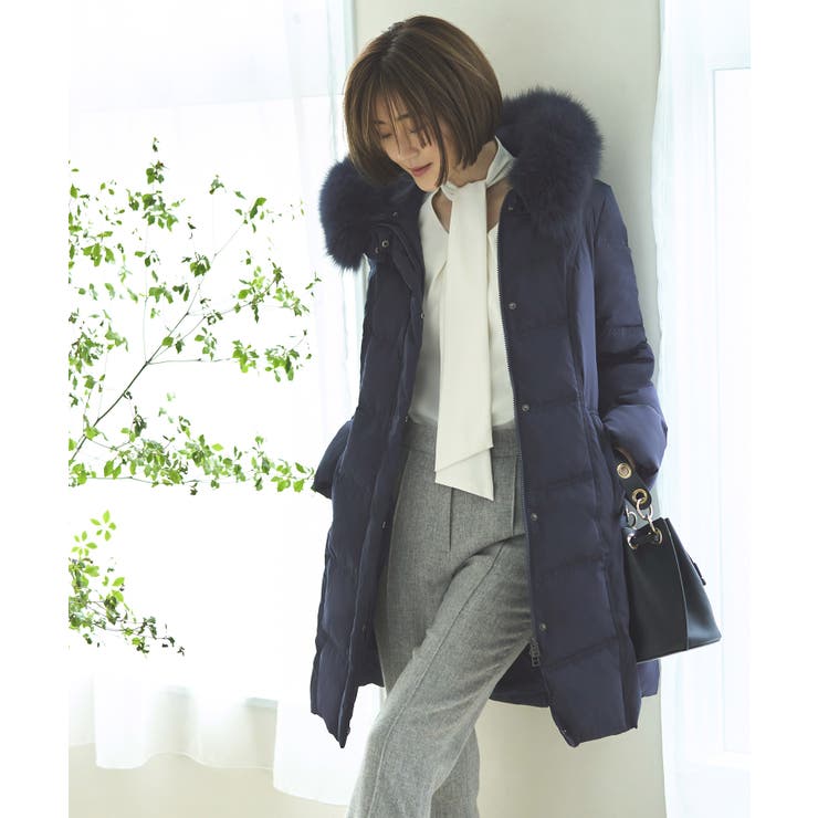 フォックスファーバッスルスタイルダウンコート | RUIRUE BOUTIQUE | 詳細画像4 