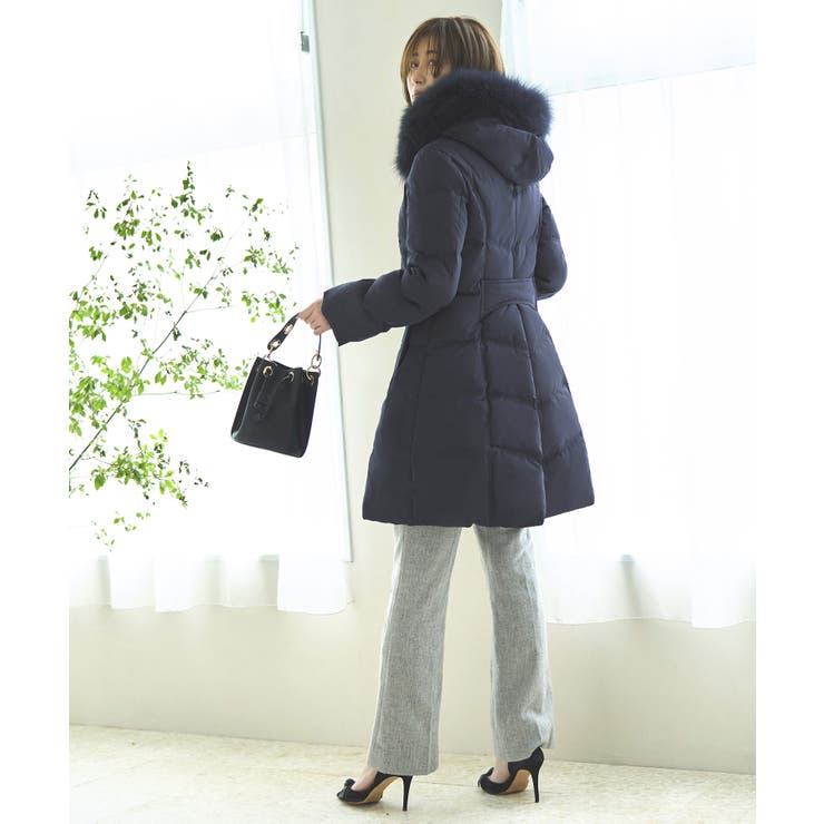 フォックスファーバッスルスタイルダウンコート | RUIRUE BOUTIQUE | 詳細画像5 