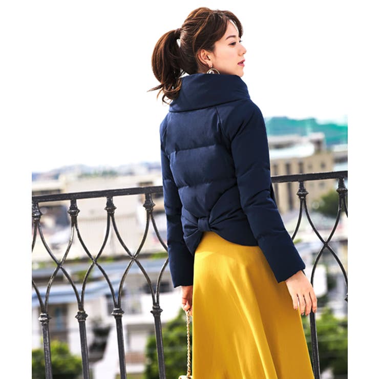 バックリボンショートダウンコート | RUIRUE BOUTIQUE | 詳細画像17 