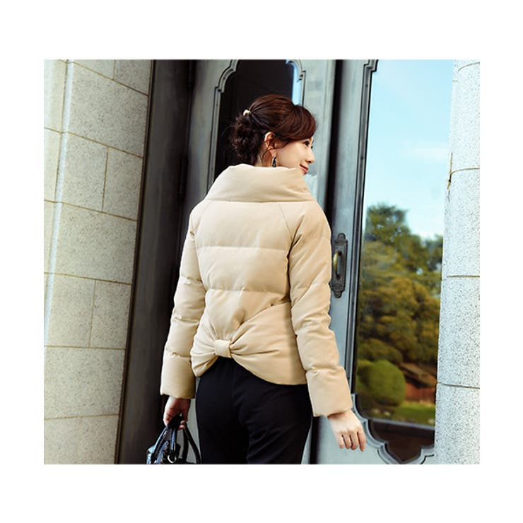 バックリボンショートダウンコート | RUIRUE BOUTIQUE | 詳細画像8 