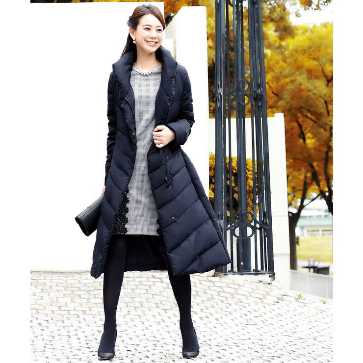 ハイネックアシンメトリーダウンコート | RUIRUE BOUTIQUE | 詳細画像13 