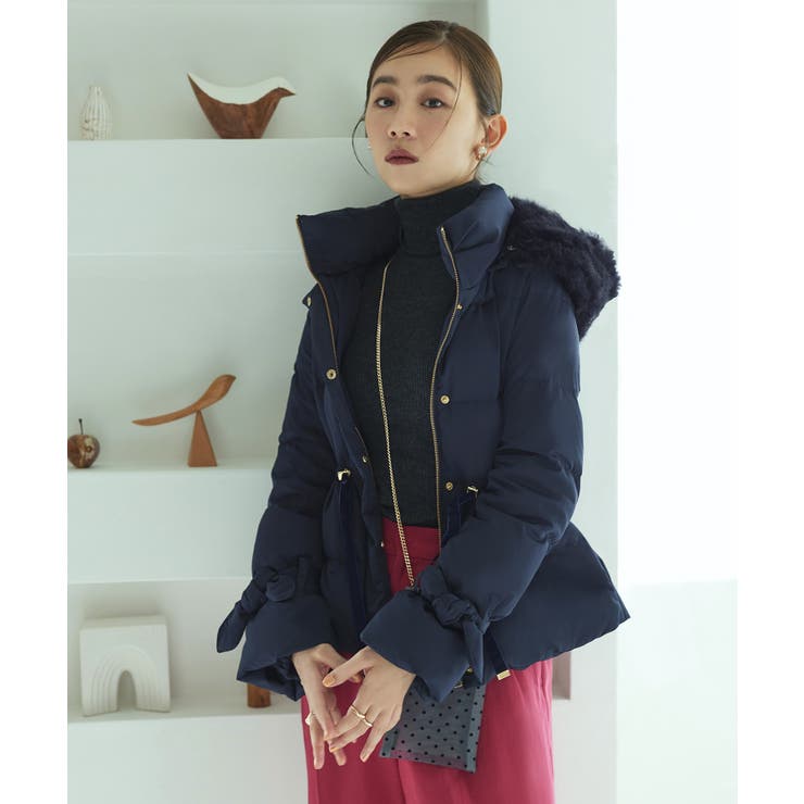 ラビットファーフードショートダウンジャケット | RUIRUE BOUTIQUE | 詳細画像18 