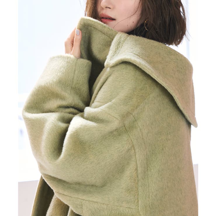 ゆるふわアシメカラー・シャギーコート(ベルト付き) | RUIRUE BOUTIQUE | 詳細画像10 