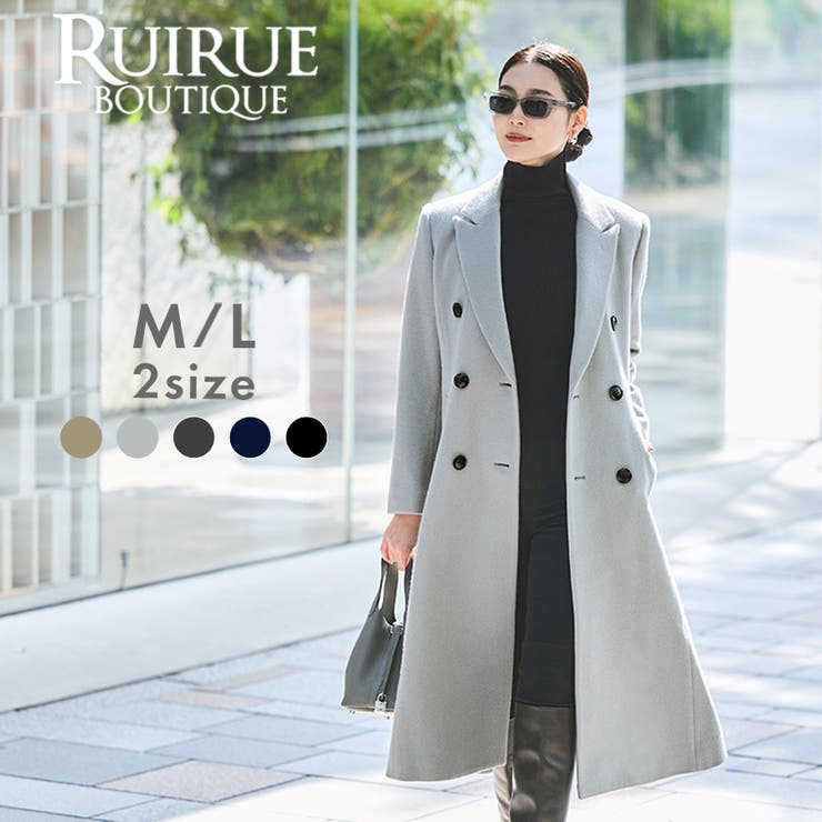 【日本生地】フレアチェスターコート | RUIRUE BOUTIQUE | 詳細画像1 