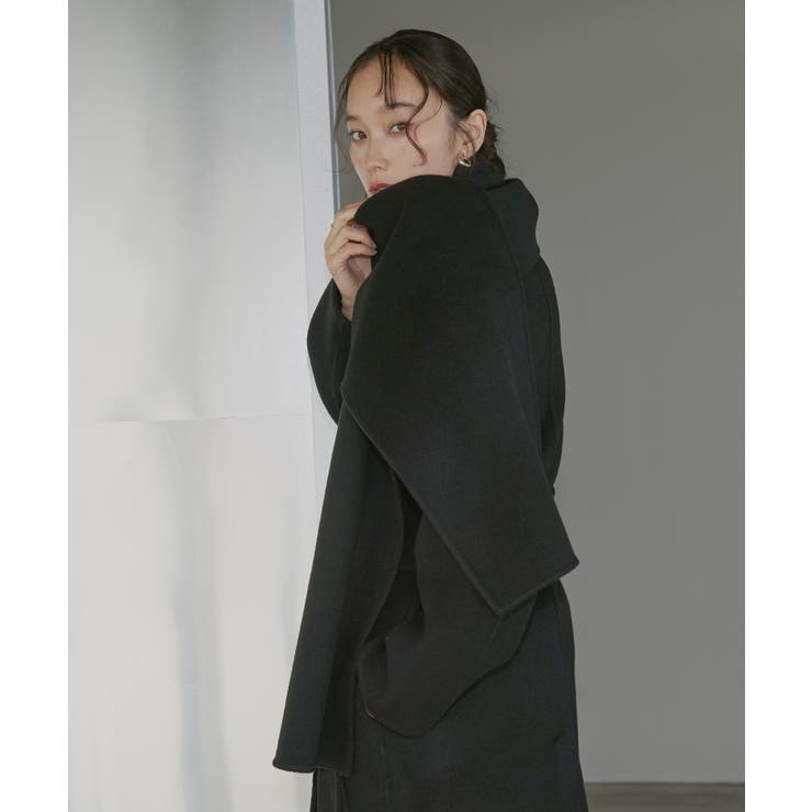 【リバー仕立て】ウールリバーストールつきチェスターコート | RUIRUE BOUTIQUE | 詳細画像13 