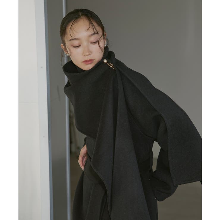 【リバー仕立て】ウールリバーストールつきチェスターコート | RUIRUE BOUTIQUE | 詳細画像16 