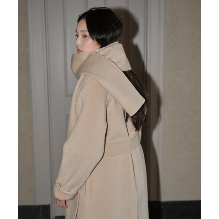 【リバー仕立て】ウールリバーストールつきチェスターコート | RUIRUE BOUTIQUE | 詳細画像22 