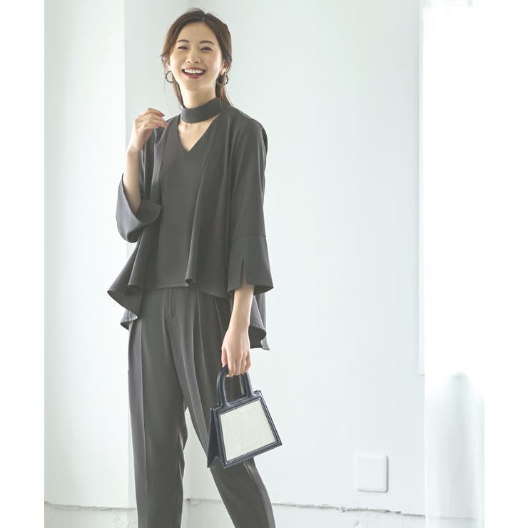 Dセット/チャコール(4DGY) | 選べる4タイプ マルチスタイルセットアップスーツ | RUIRUE BOUTIQUE