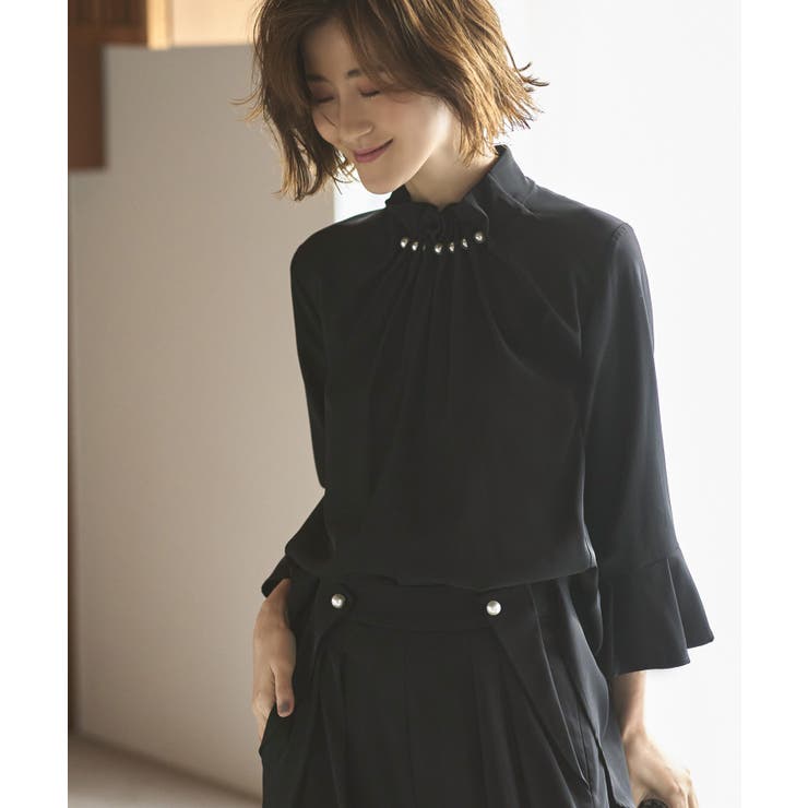 パールポイントブラウス＆パンツセットアップ | RUIRUE BOUTIQUE | 詳細画像4 