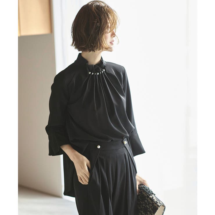 パールポイントブラウス＆パンツセットアップ | RUIRUE BOUTIQUE | 詳細画像8 