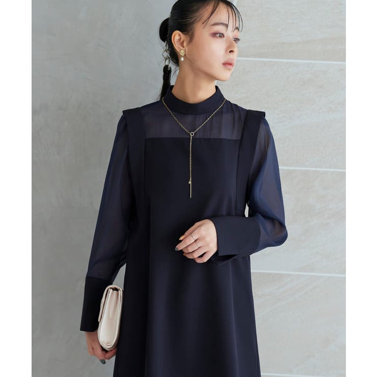 バックパールデザイントップス×フレアスリットパンツ | RUIRUE BOUTIQUE | 詳細画像10 