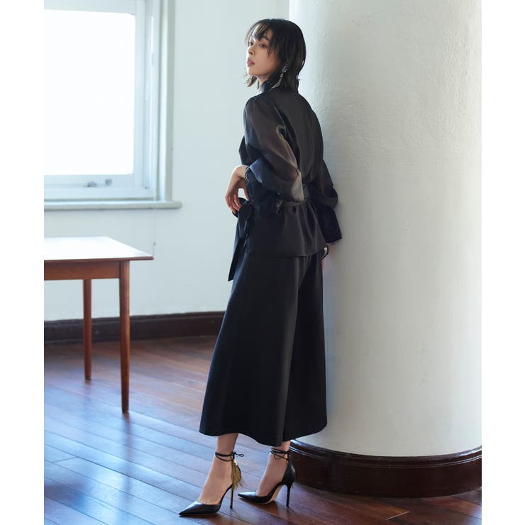 【全脱ぎ回避】シアースリーブバックセパレートパンツドレス | RUIRUE BOUTIQUE | 詳細画像11 