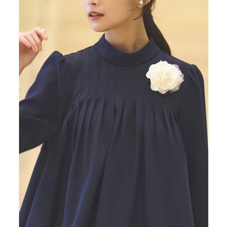 バックパールフレアトップス＆テーパードパンツセットアップ | RUIRUE BOUTIQUE | 詳細画像6 