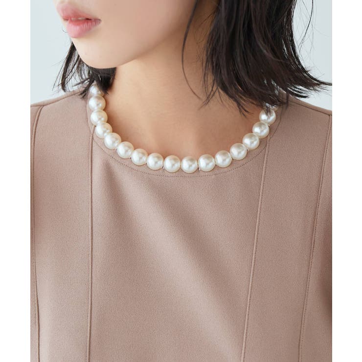 パールネックレッグオブマトンスリーブ＆センタースリットセミフレアパンツセットアッ… | RUIRUE BOUTIQUE | 詳細画像19 