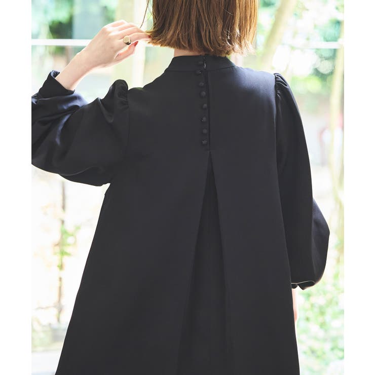 【ストレッチ】アシメプリーツトップス＆テーパードパンツ | RUIRUE BOUTIQUE | 詳細画像10 