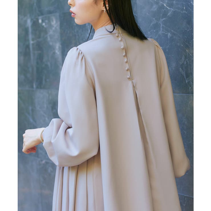 【ストレッチ】アシメプリーツトップス＆テーパードパンツ | RUIRUE BOUTIQUE | 詳細画像5 