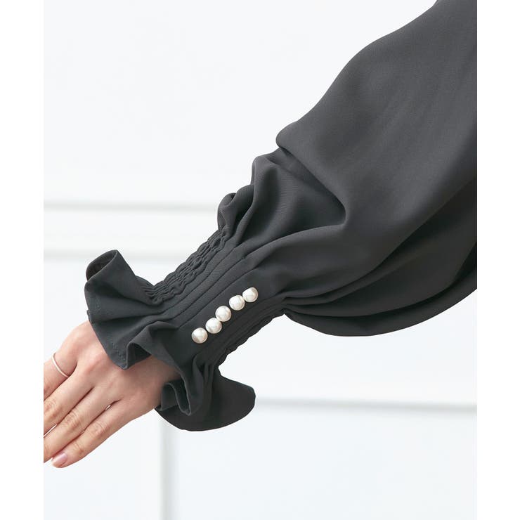 2WAYレース襟付きペプラムトップス＆テーパードパンツセットアップ | RUIRUE BOUTIQUE | 詳細画像21 