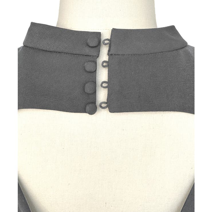 バックリボントップス＆ペプラムオールインワンセットアップ | RUIRUE BOUTIQUE | 詳細画像22 