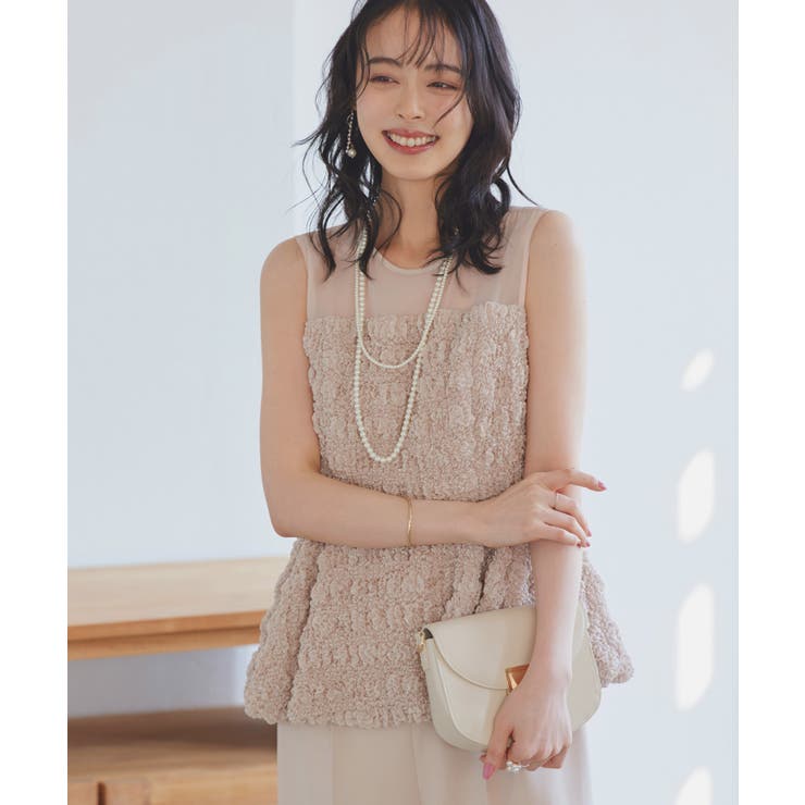 バックリボントップス＆ペプラムオールインワンセットアップ | RUIRUE BOUTIQUE | 詳細画像9 